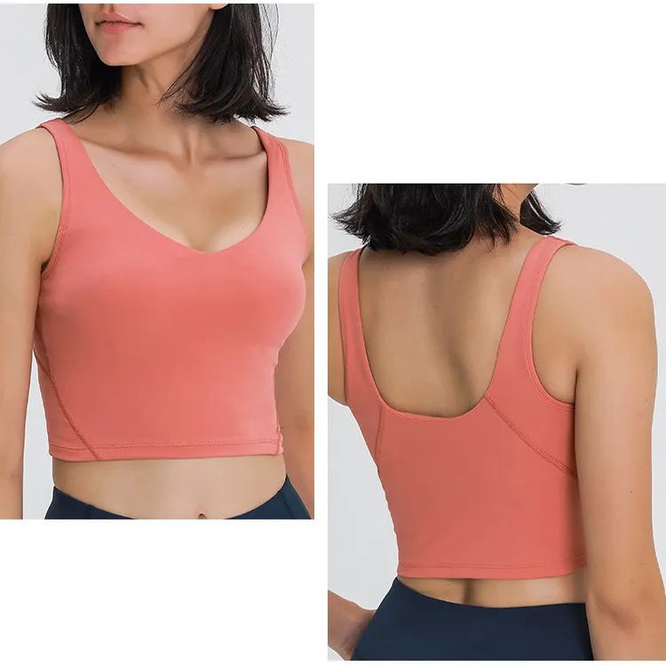 Fashion L 89 Tank Women Yoga Bra Shirts Sports Vest Fitness Tops Sexy Underwear Solid Color Lady ... | DHGate
