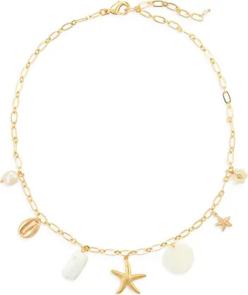 Panacea Sea Charms Faux Pearl Necklace | Nordstrom | Nordstrom