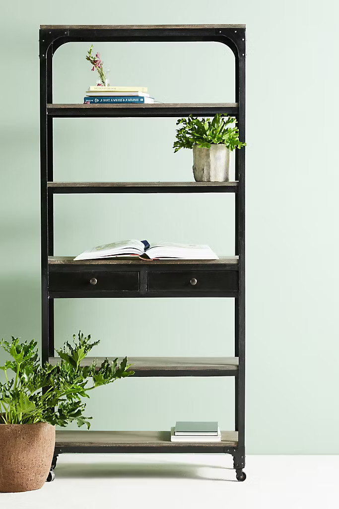 Decker Five-Shelf Bookshelf | Anthropologie (US)