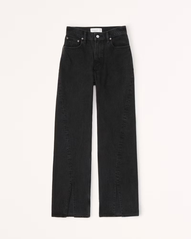 Curve Love High Rise 90s Relaxed Jean | Abercrombie & Fitch (US)