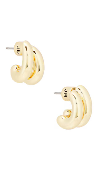 Mini Florence Earrings in Gold | Revolve Clothing (Global)