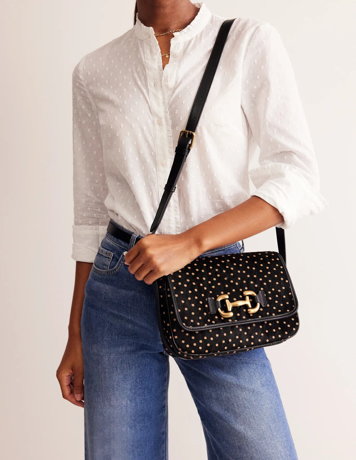 Iris Snaffle Leather Bag | Boden UK