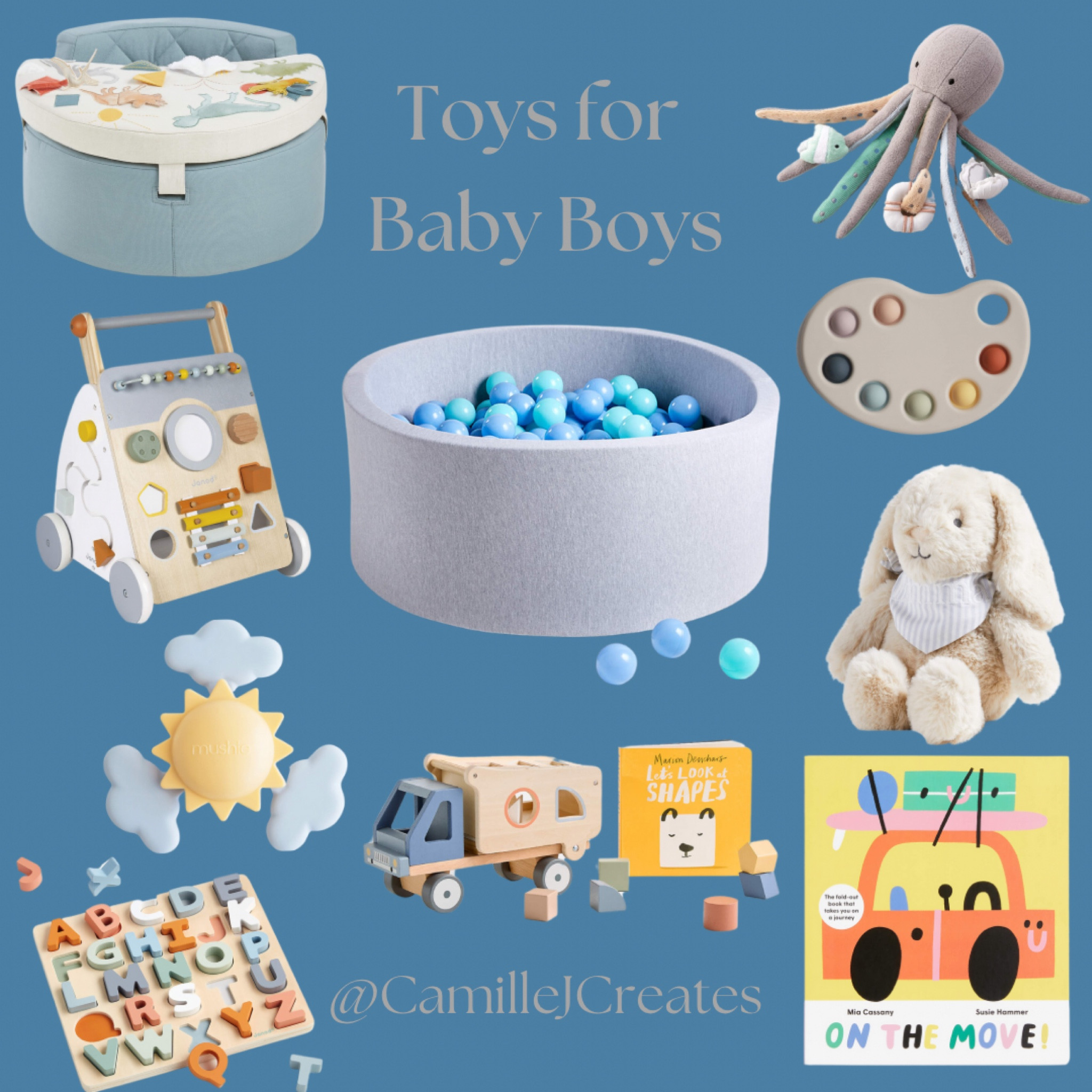 Toy ideas for baby boys! Baby toy ideas, toddler toy ideas. Order by Thursday to arrive before Christmas 

#LTKBaby #LTKHoliday #LTKGiftGuide