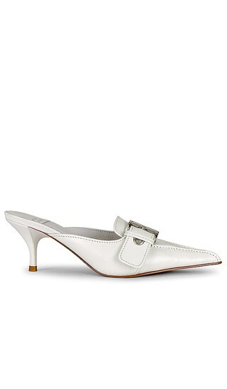 Contend Heel in White & Silver | Revolve Clothing (Global)