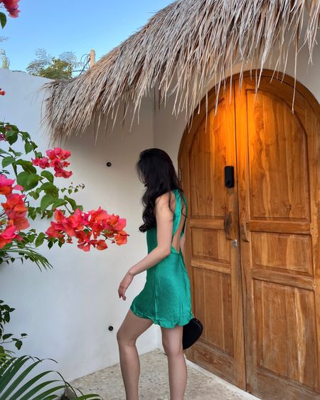 best green vacation dress ✨

#LTKfindsunder100
