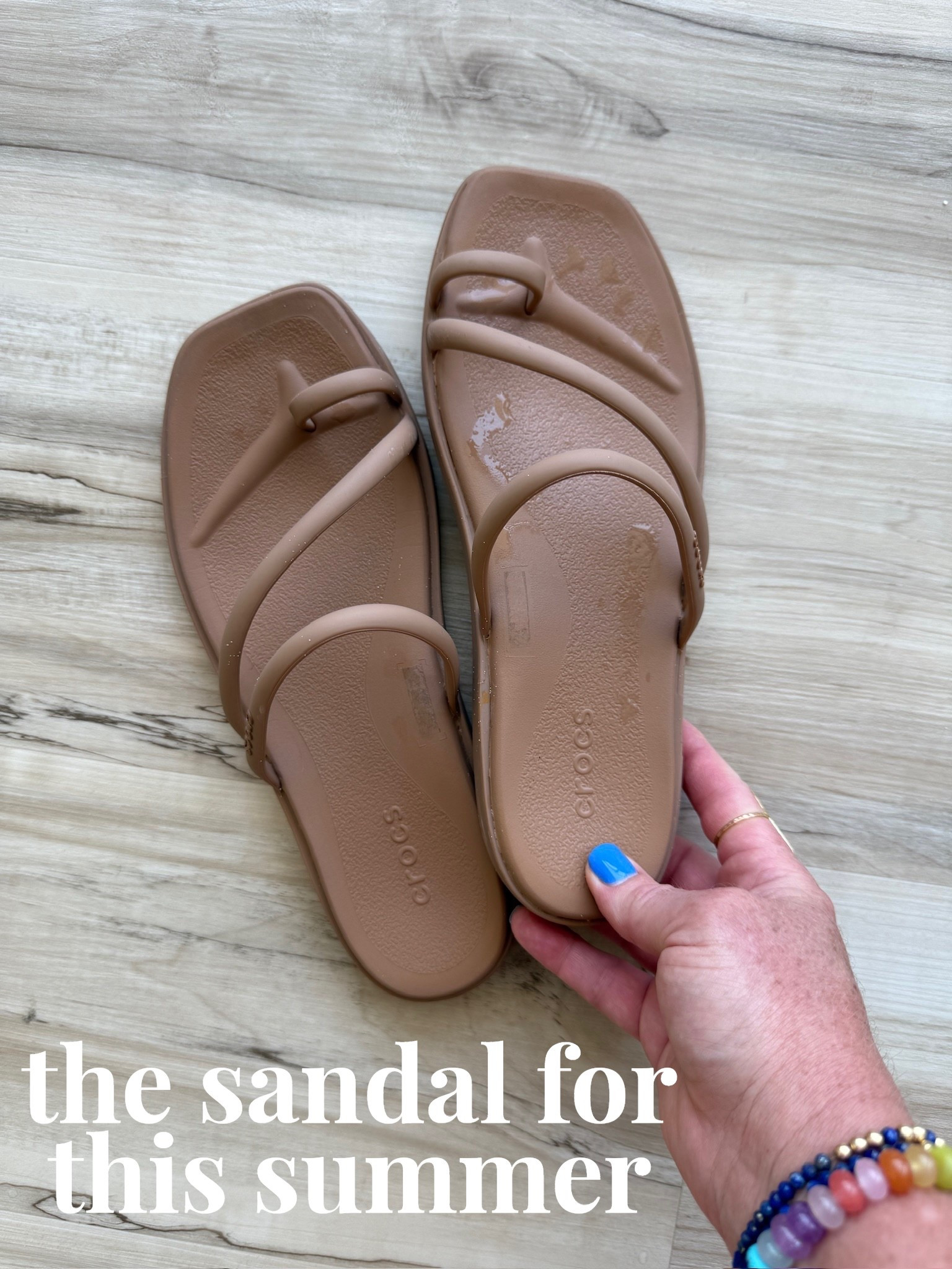Must have waterproof sandals that are perfect for the beach, pool, lake, walking, literally everything! They are very comfortable slip proof and they dry quickly! I got my true size. There are available in several colors.
@crocs 

#LTKFestival #LTKSwim #LTKgrwm