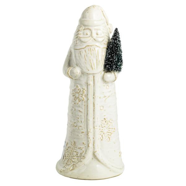 Large White Christmas Santa Sitter | Mud Pie