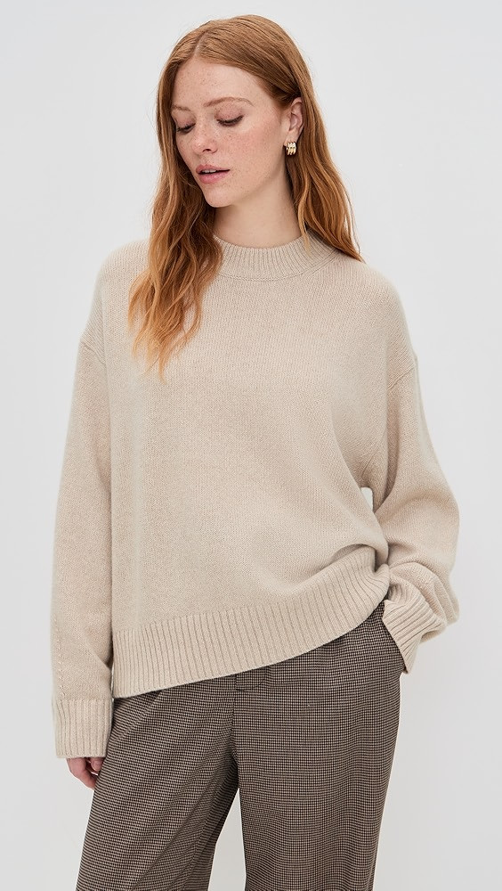 Cove Cashmere Oversized Crew | Shopbop