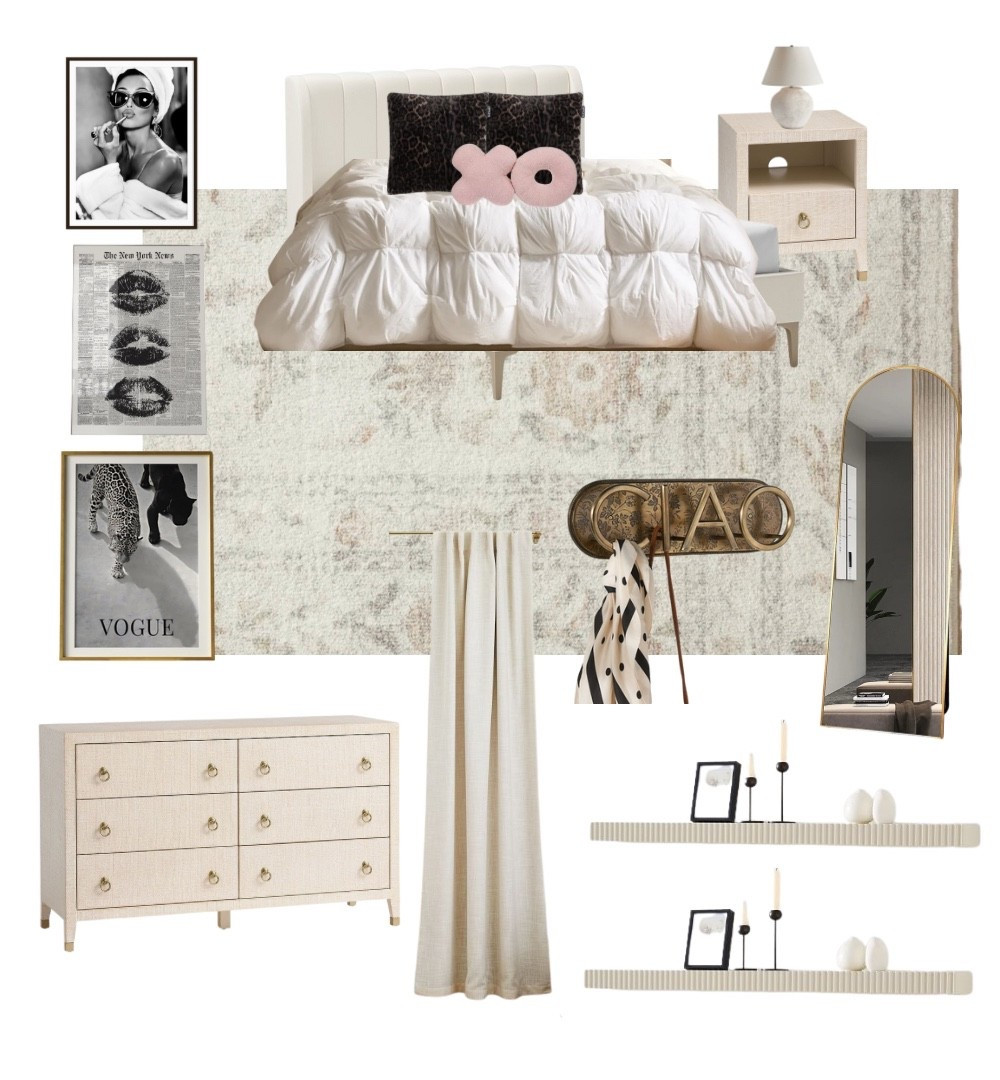 A teen girls dream bedroom. 🤍✨

#LTKKids #LTKFamily #LTKHome