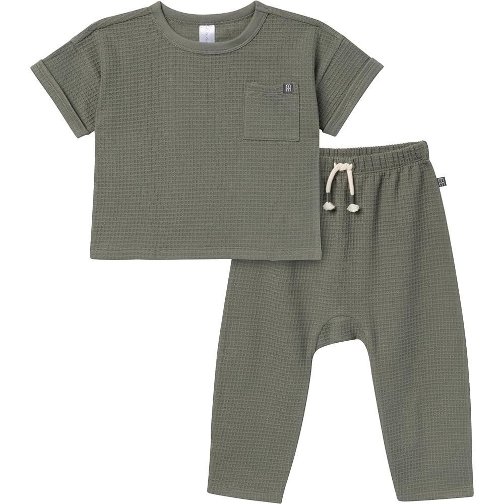 Modern Moments by Gerber Boys' Baby and Toddler Honey Comb Sweater Knit Top and Pant Set | Amazon (US)