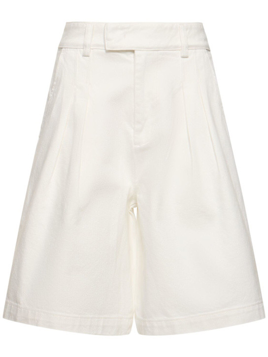 Xavier cotton denim Bermuda shorts | Luisaviaroma