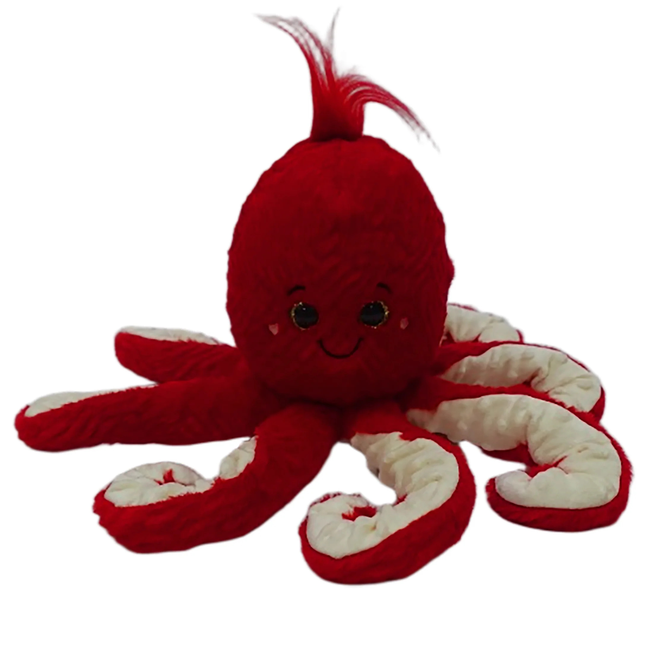 Medium Octopus Plush, Red, 8", Valentine's Day by Way To Celebrate | Walmart (US)