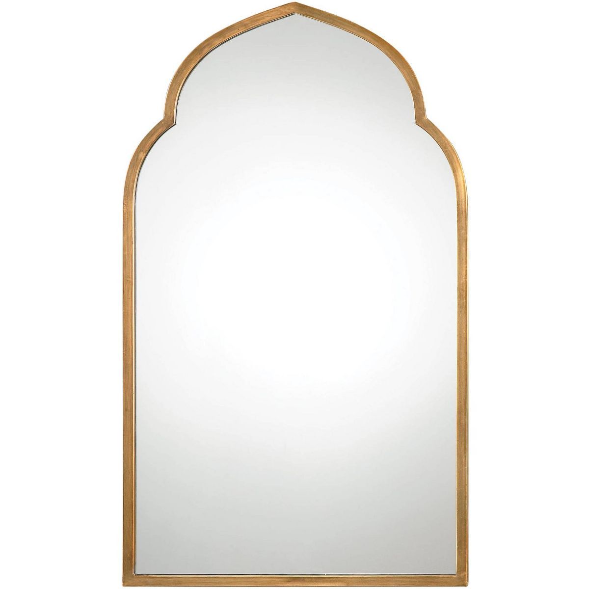 Uttermost Kenitra 40" x 24" Moroccan Arch Top Gold Wall Mirror | Target
