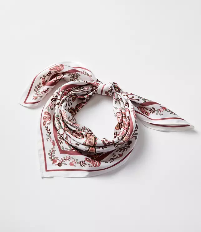 Paisley Square Scarf | LOFT