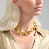Metallic chainlink necklace | J. Crew US
