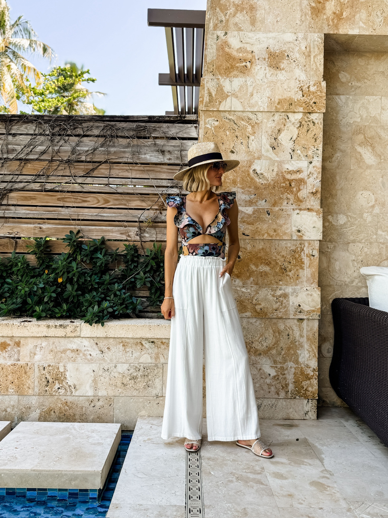 Linen pants are a must to have in your closet in spring & summer! They can be worn as a cover up or with a cute top! Wearing size small!

Loverly Grey, Amazon, swimsuit, cover up, resort wear, vacation outfit 

#LTKSwim #LTKSeasonal