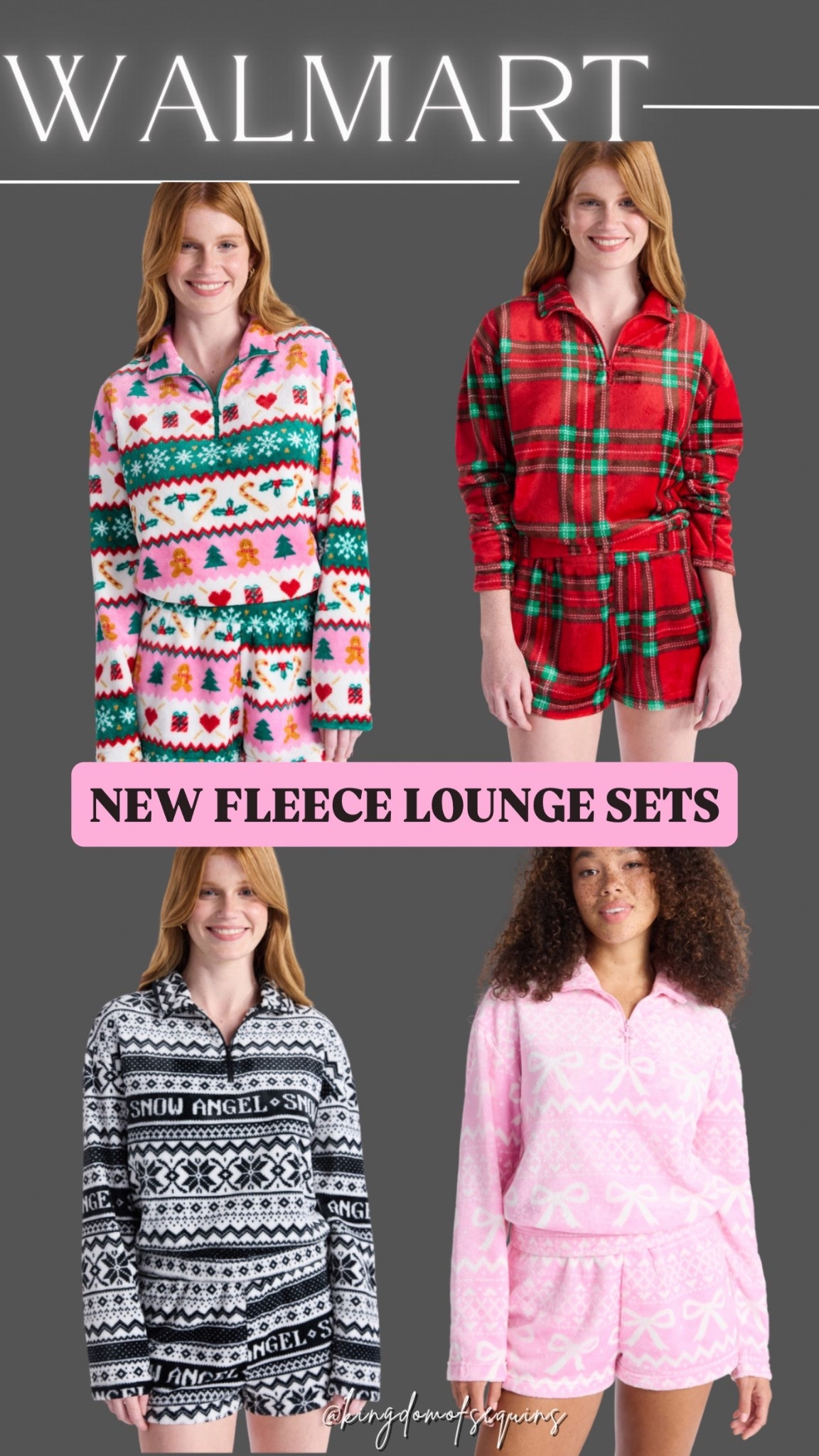 Walmart new fleece lounge sets for the holidays 

#LTKSeasonal #LTKGiftGuide #LTKHoliday