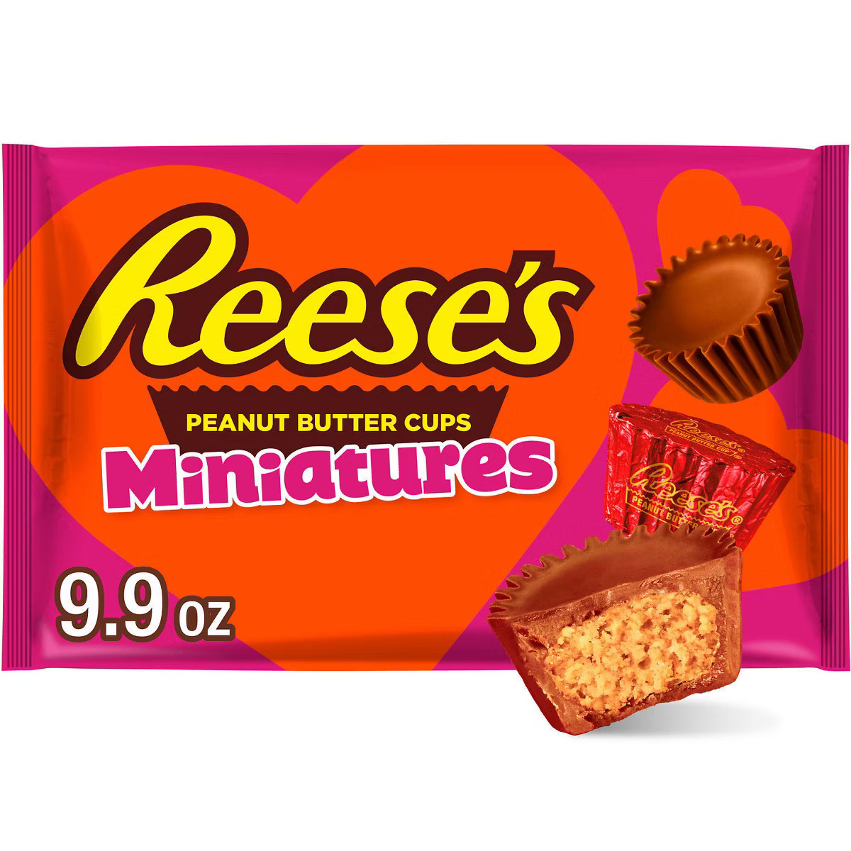 Reese's Valentine's Day Peanut Butter Candy Miniatures - 9.9oz | Target