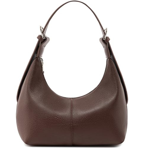 NIUEIMEE ZHOU Hobo Bags for Women Soft Vegan Leather Crescent Shoulder Handbag Slouchy Tote Crossbody Purses | Amazon (US)