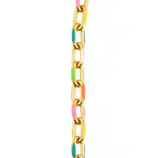 18" Gold Enamel Clip Chain by Bead Landing™ | Michaels | Michaels Stores