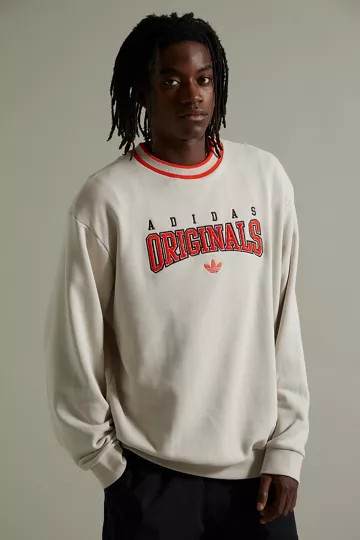 adidas Originals Script Crew Neck Sweatshirt | Urban Outfitters (US and RoW)