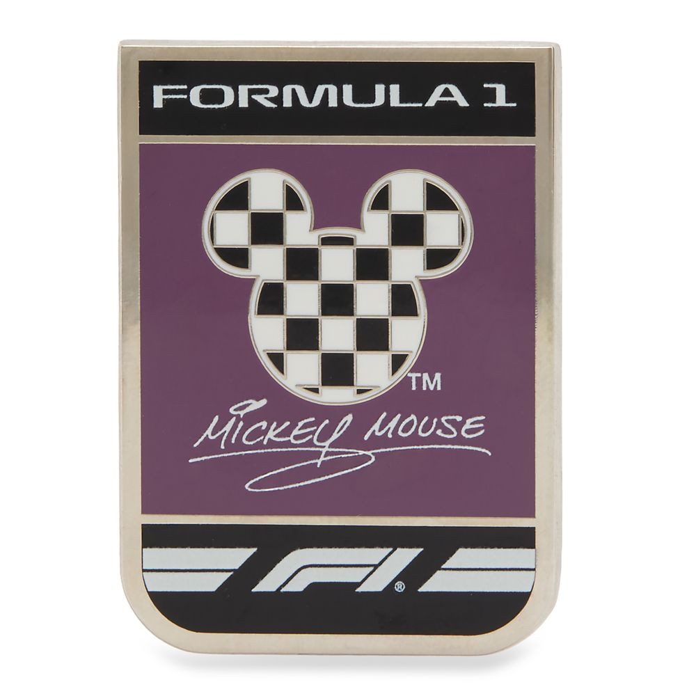 Disney x Formula 1\u00ae Velocity Mickey Mouse Crest Pin \u2013 Limited Edition | Disney Store
