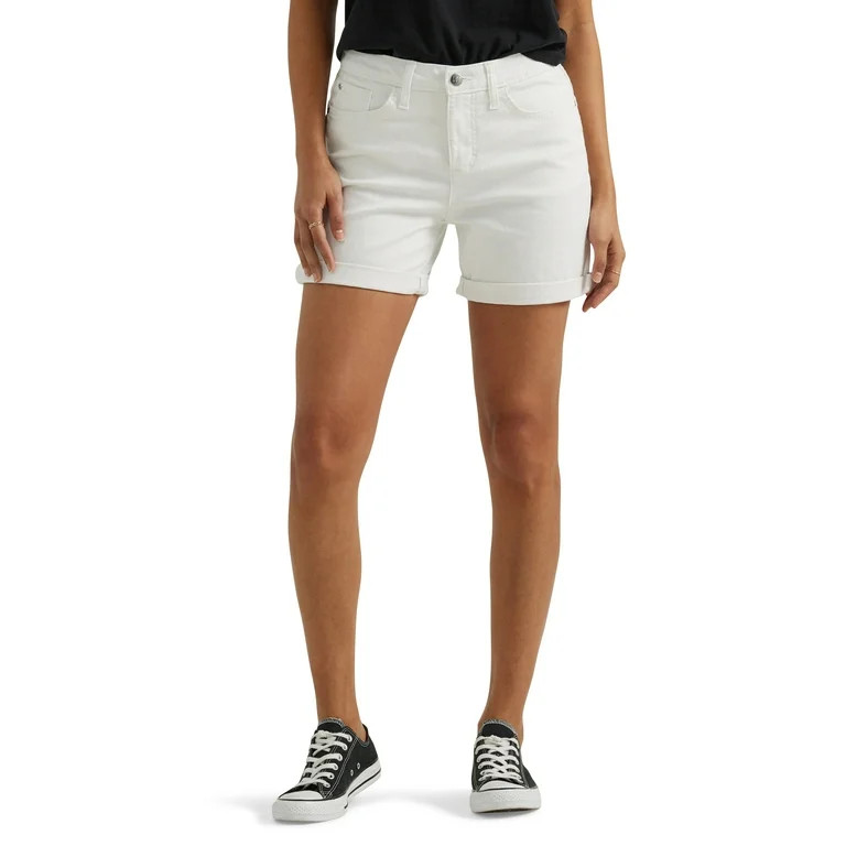 Lee® Women's Mid Rise 5" Cuffed Short | Walmart (US)