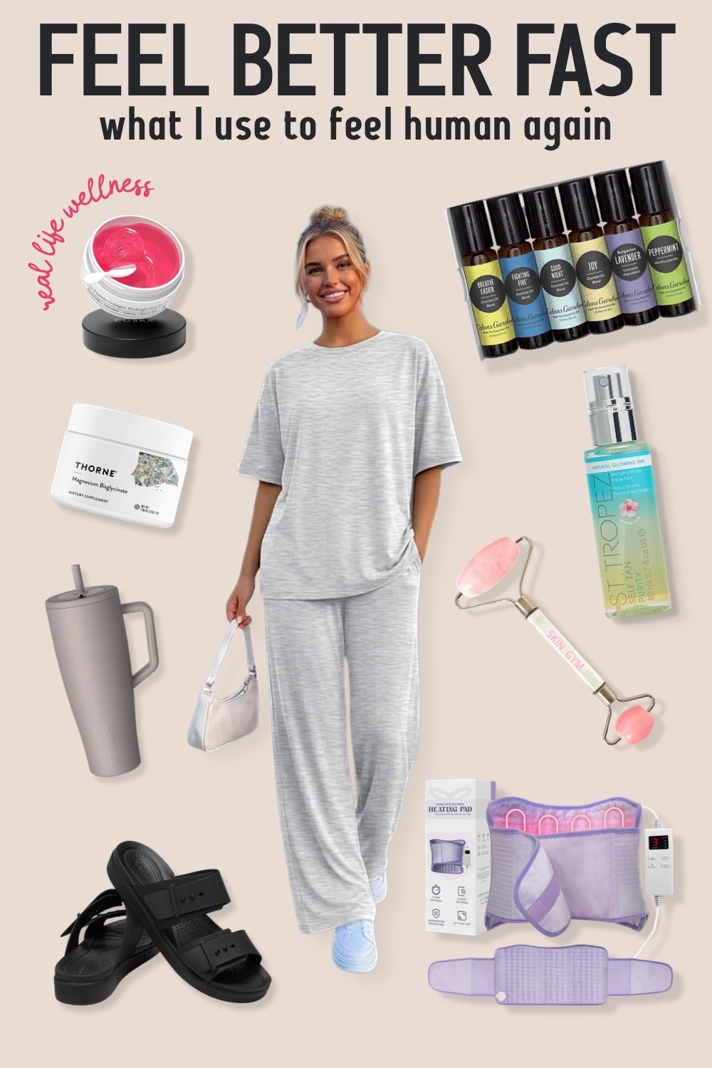 World Health Day but make it realistic 🤎

Not 5am routines and green juice… just the small things that actually help when you’re tired, stressed, and trying to keep it together.

These are my go-to feel better essentials that don’t require a whole lifestyle change.

#LTKOver40 #LTKselfcare #LTKBeauty
