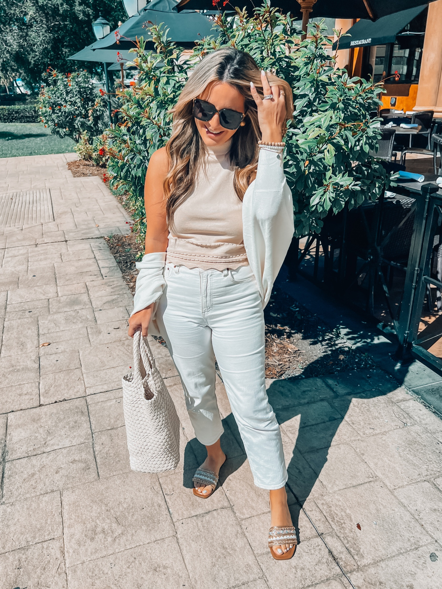 Off white monochrome outfit inspo this spring season 👌🏼🤩🤍 

#LTKstyletip #LTKSeasonal #LTKfindsunder50