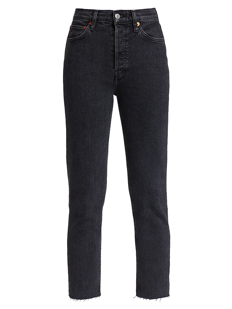 90s High-Rise Ankle-Crop Jeans | Saks Fifth Avenue