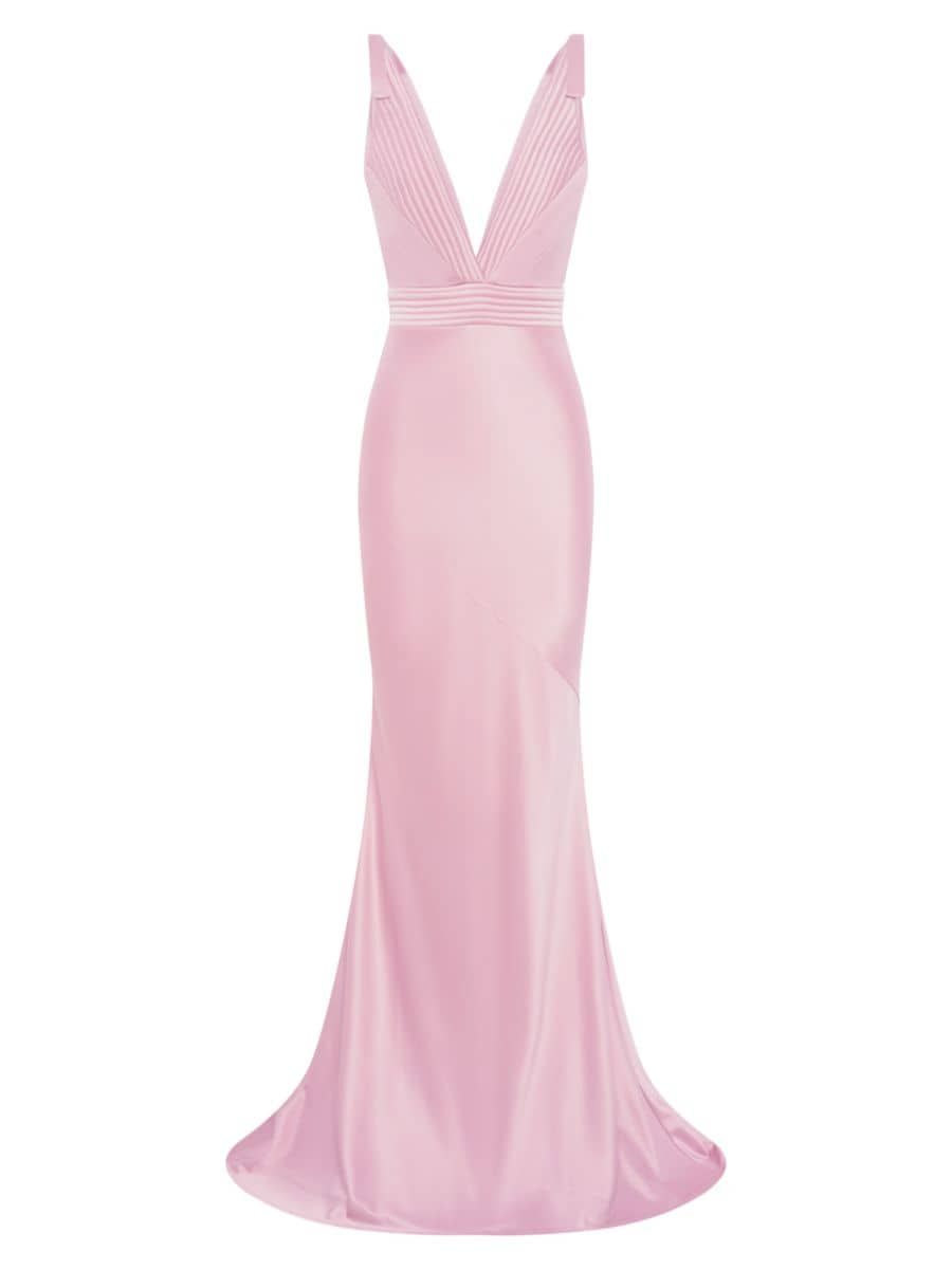 Signature Beloved Sleeveless Satin Gown | Saks Fifth Avenue