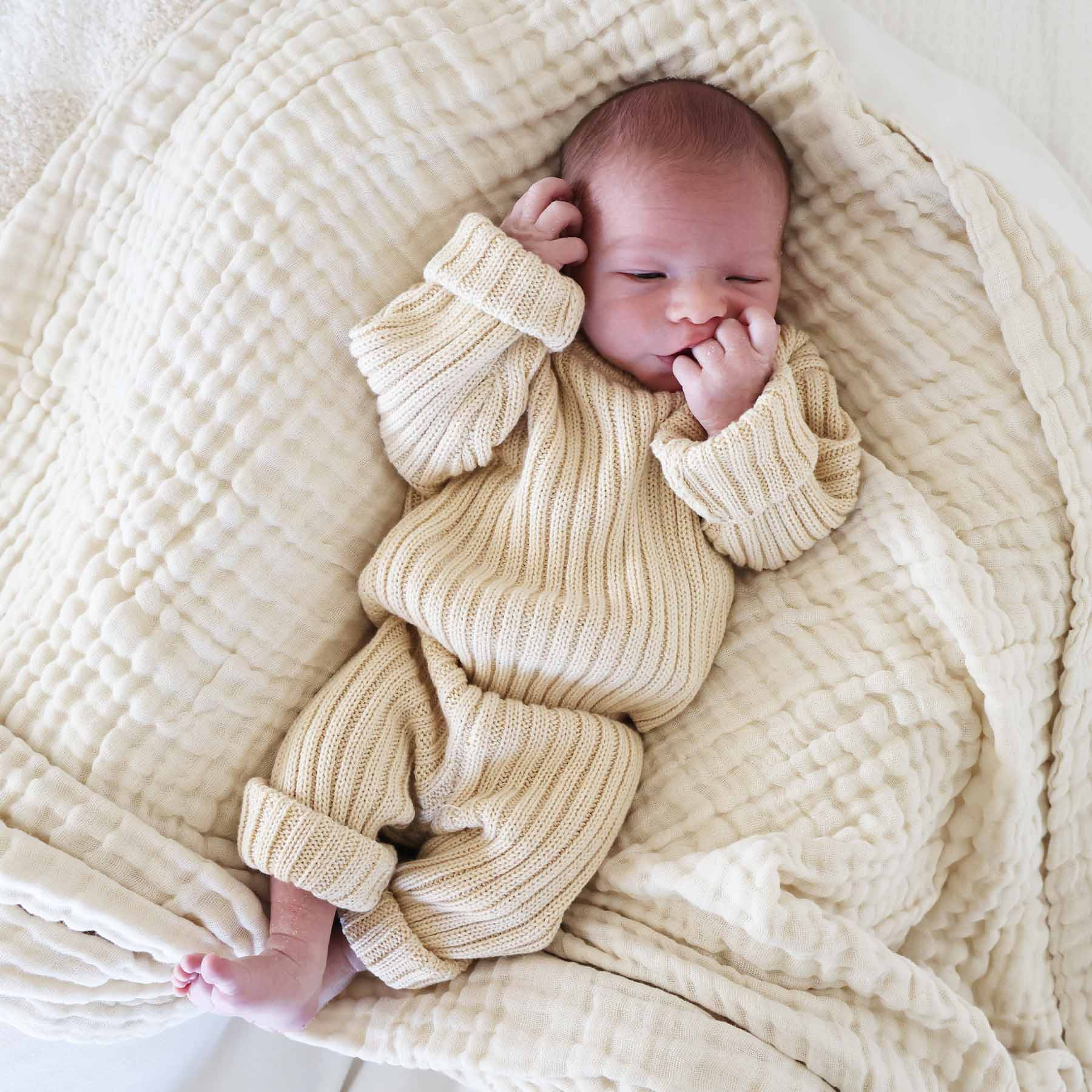 Knit Sweater & Pant Set | Linen | Caden Lane