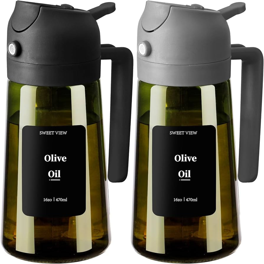 SWEET VIEW Oliven\u00f6lspender und \u00d6lspr\u00fcher 470 ml | Amazon (DE)
