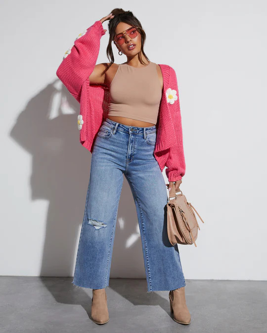 San Gabriel High Rise Wide Leg Jeans | VICI