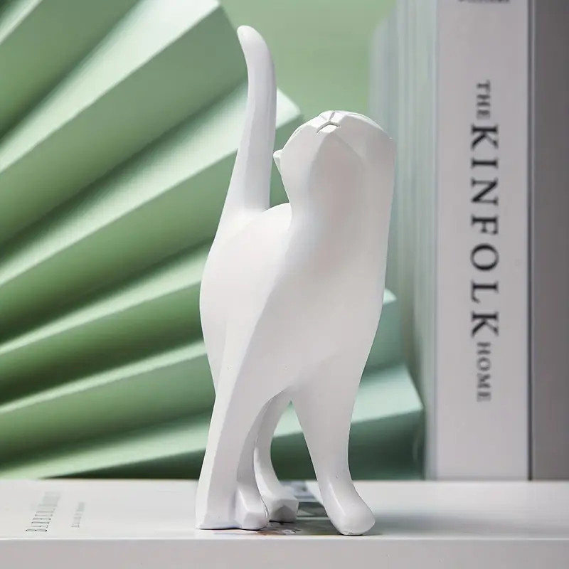 Creative Warped Tail Cute Cat Home Resin Home Decoration - Temu Switzerland | Temu Affiliate Program