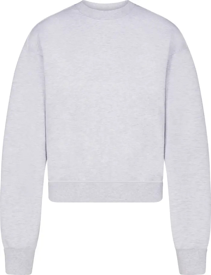 Cotton Blend Fleece Crewneck Sweatshirt | Nordstrom
