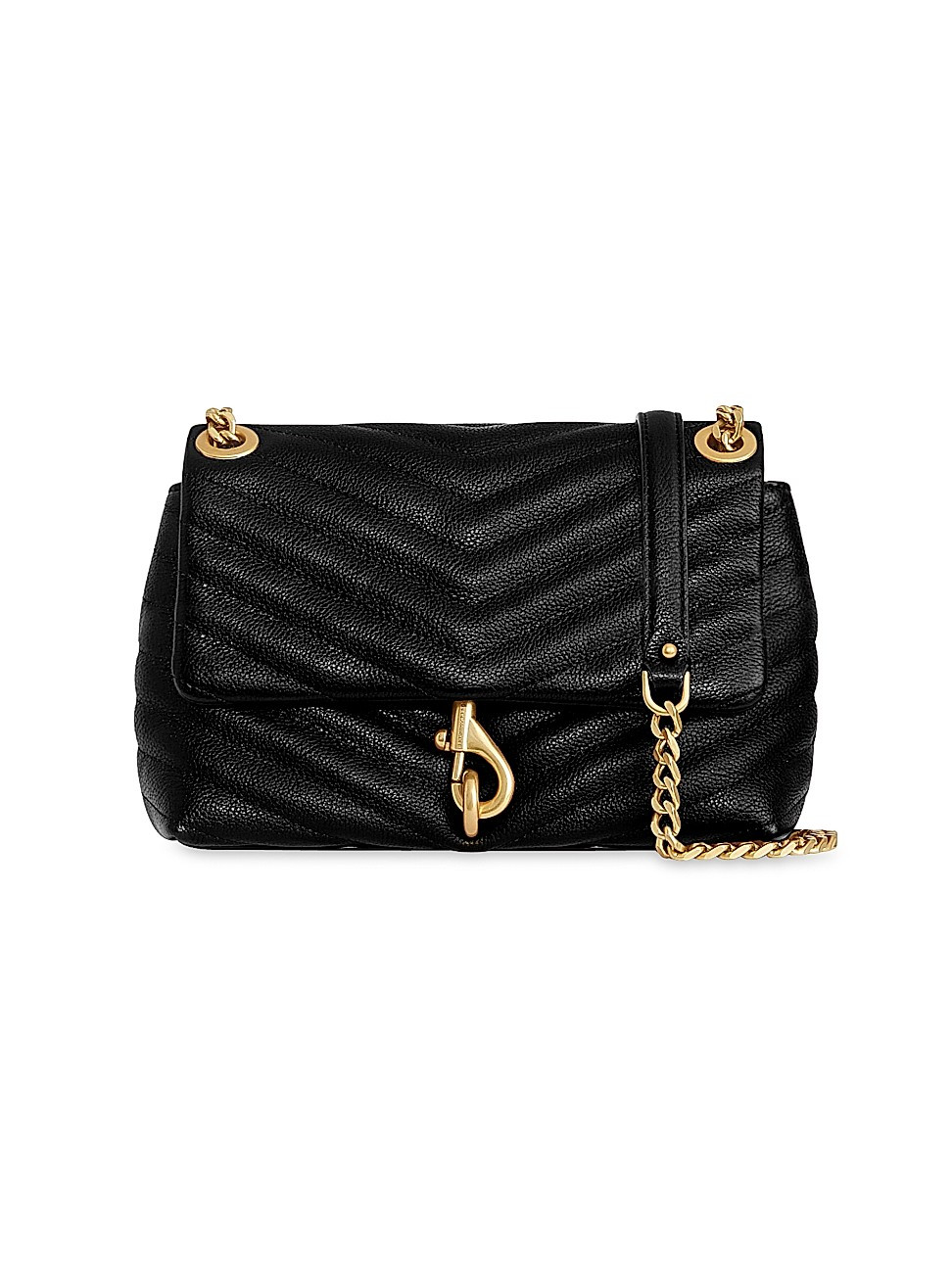 Women's Edie Quilted Leather Crossbody Bag - Black | Saks Fifth Avenue