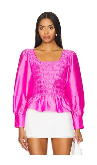 Ariana Blouse in Pink | Revolve Clothing (Global)