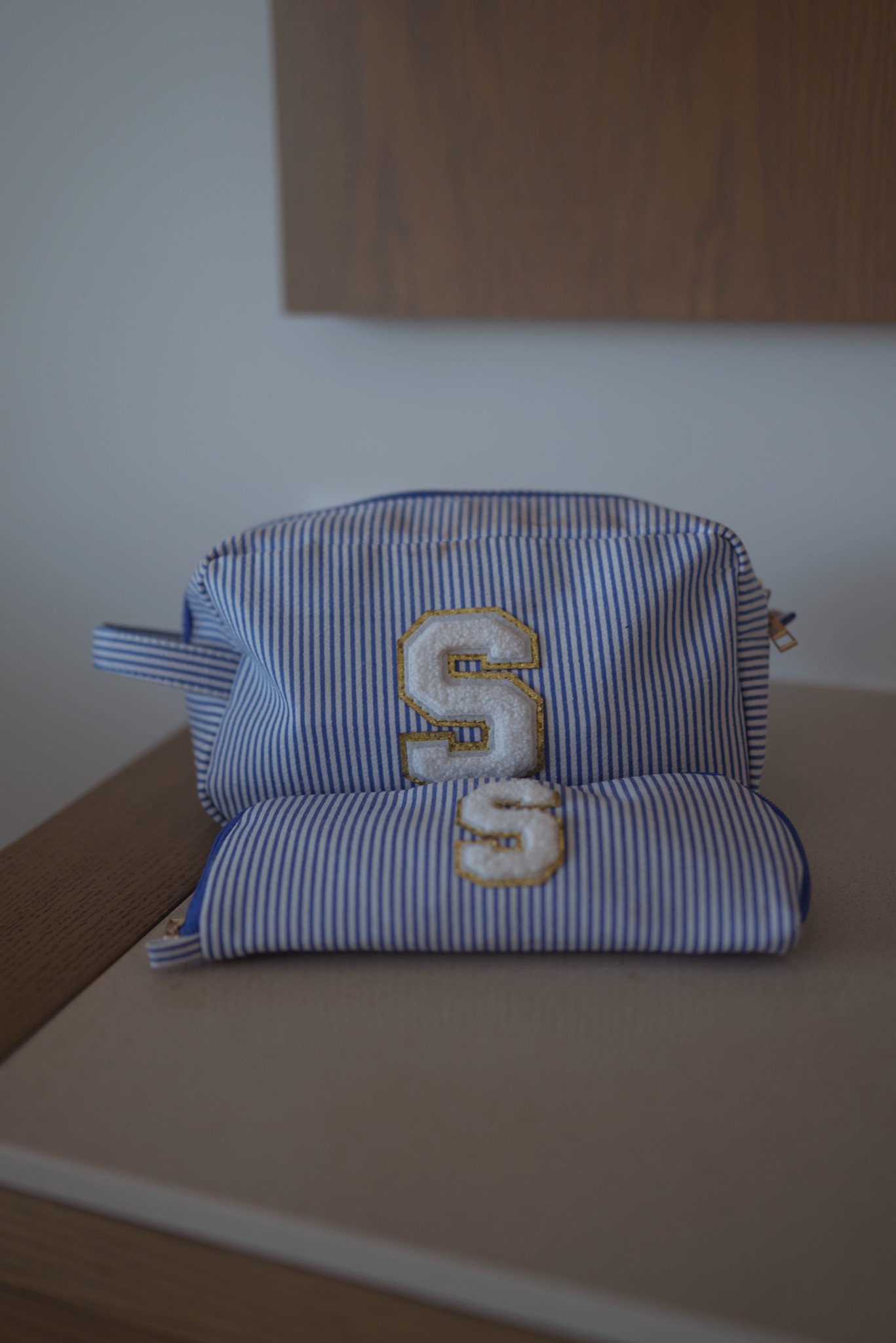 Loving this makeup pouch + brushes pouch 