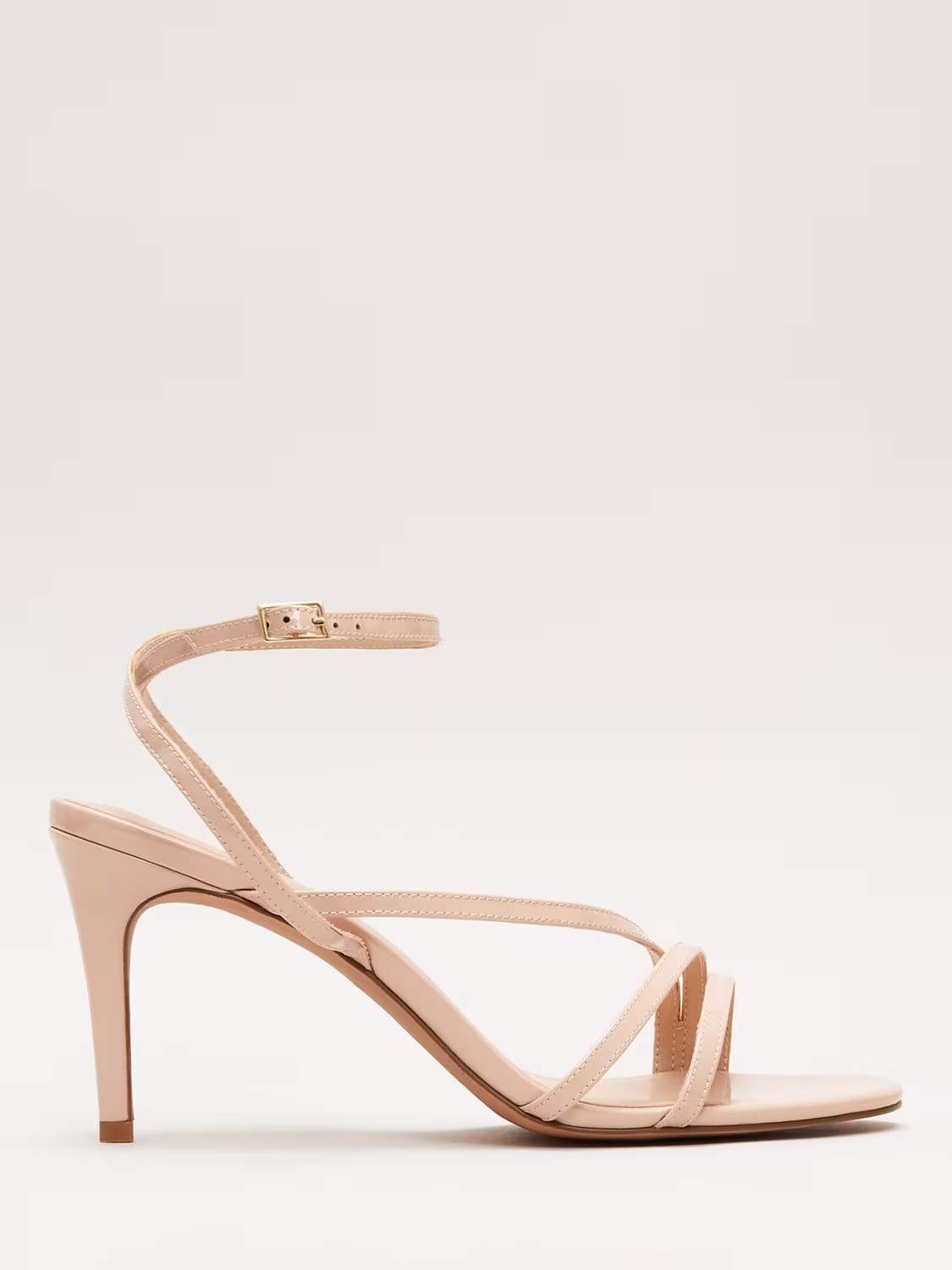 Phase EightPatent Leather Barely There Strappy Sandals, Pale Pink | John Lewis (UK)