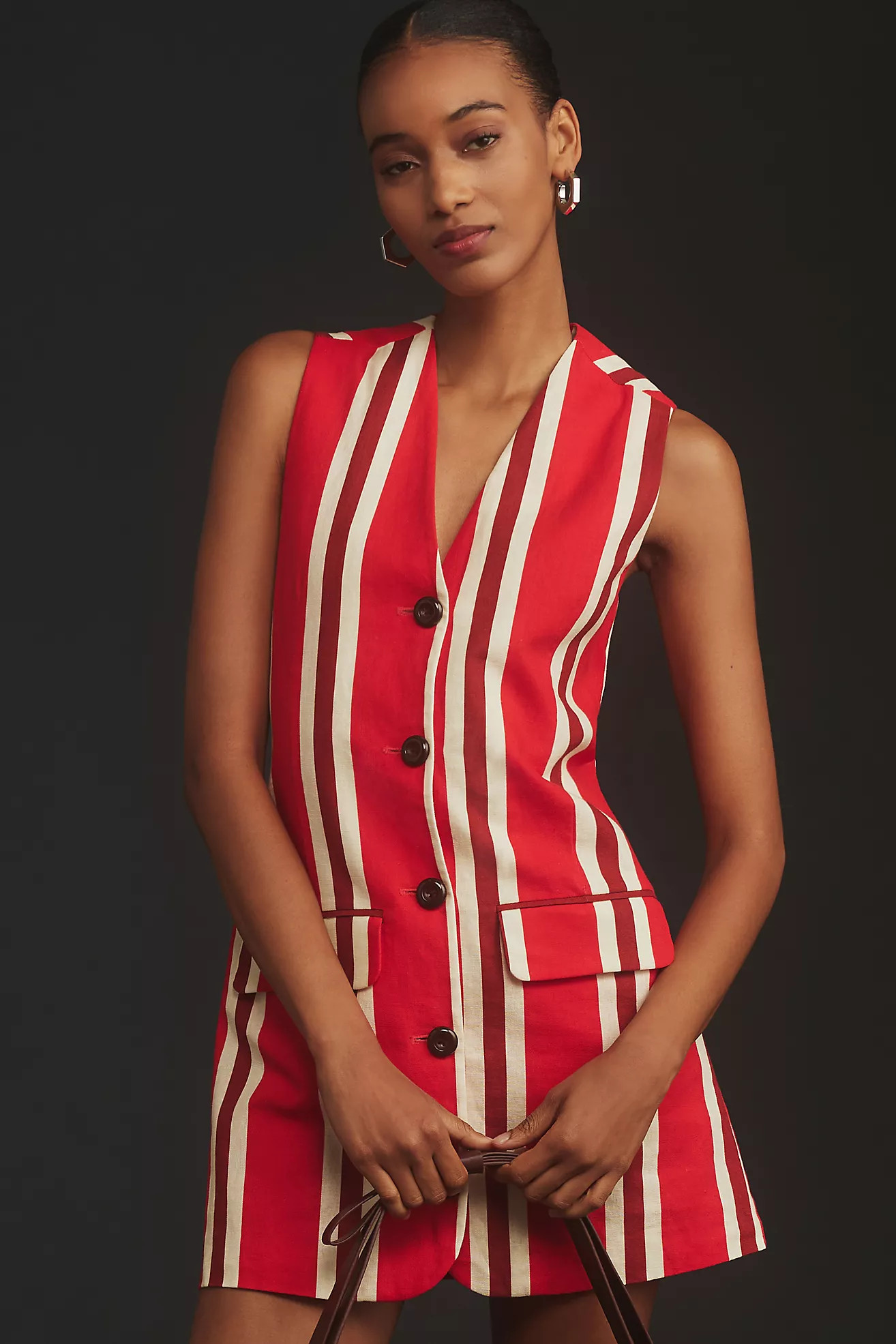 Simon Miller Carob Linen Mini Dress | Anthropologie (US)