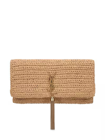 Kate 99 raffia bag w/ tassel - Saint Laurent - Women | Luisaviaroma | Luisaviaroma