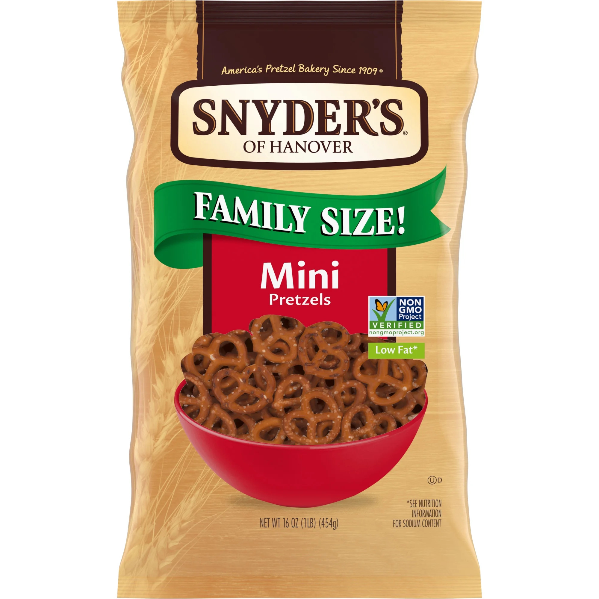 Snyder's of Hanover Mini Pretzels, 16 oz Bag | Walmart (US)
