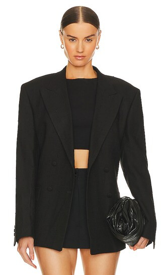 Fernanda Blazer in Black | Revolve Clothing (Global)