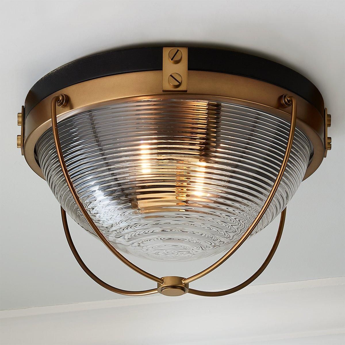 Seafarer Ribbed Glass Ceiling Light | Shades of Light