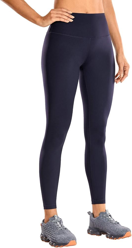 CRZ YOGA Women's Compression Leggings Hugged Feeling Tummy Control Workout Leggings 25 inches | Amazon (US)