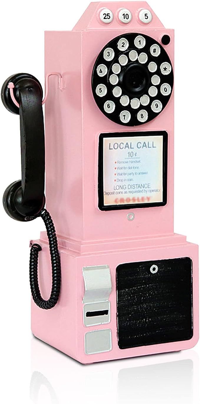 Antique Telephone - Rotary Dial Landline Phone Model Vintage Classic Phone Props Retro Wall Mount... | Amazon (US)