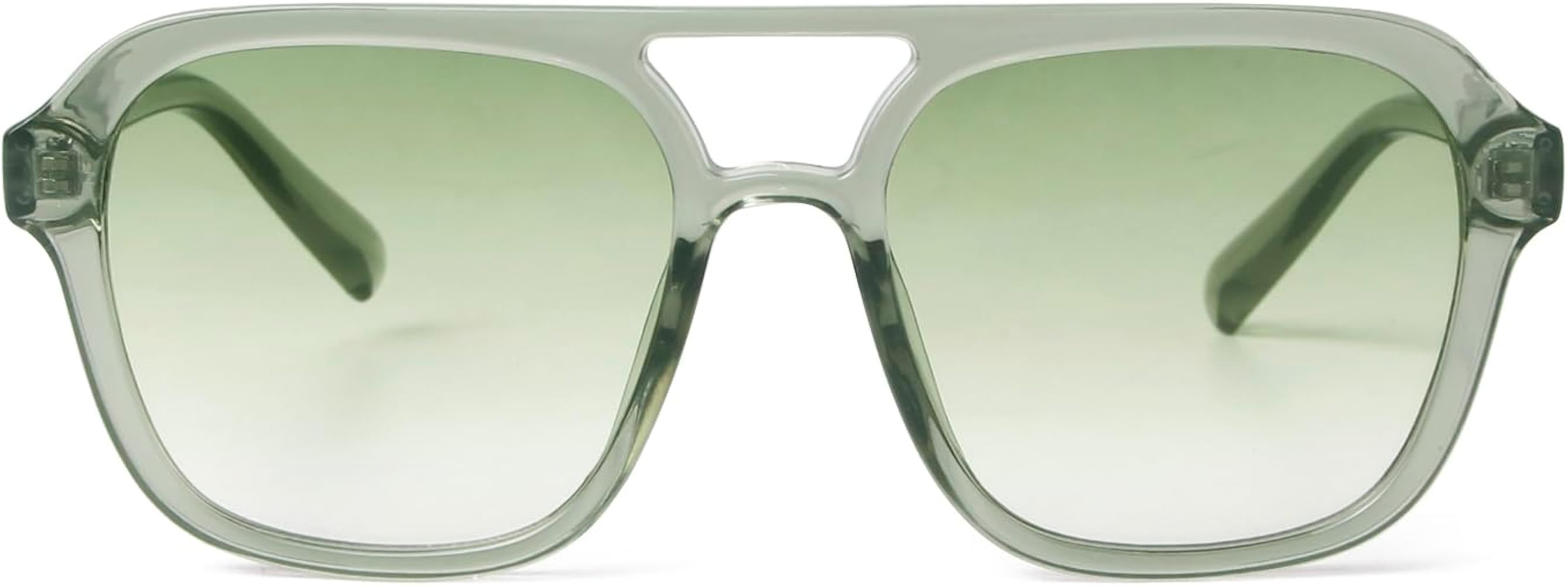 ADE WU Retro Aviator Sunglasses for Women Men,Vintage Fashion 70s Stylish Square Aviators | Amazon (US)