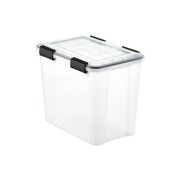 36 qt. Weathertight Tote Clear | The Container Store