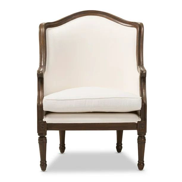 Baxton Studio Charlemagne Traditional French Accent Chair - Walmart.com | Walmart (US)